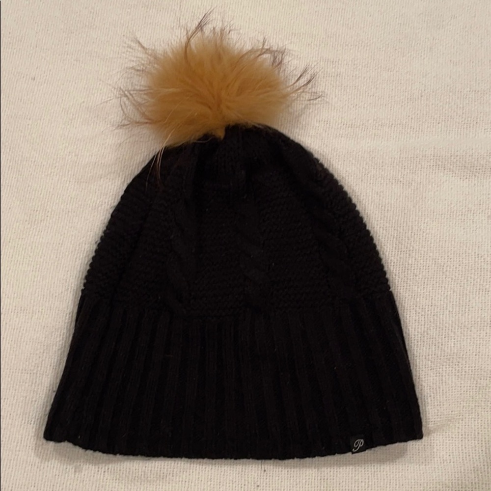 Black Beanie Hat - image 1